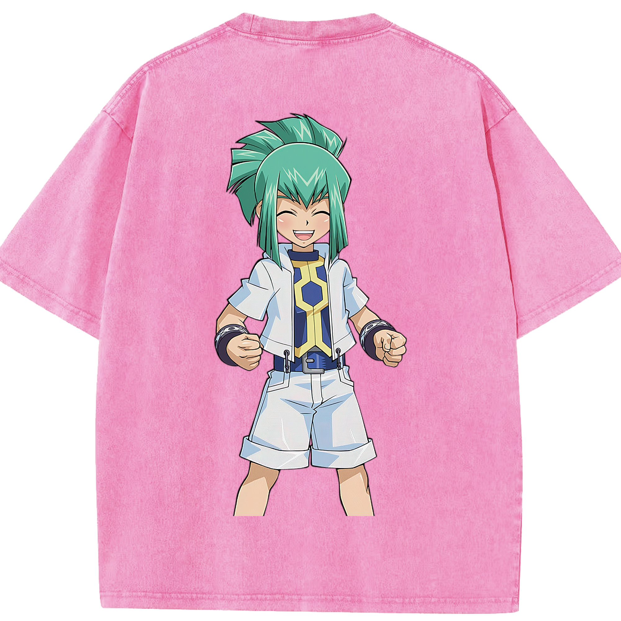 （画像用） 遊☆戯☆王 Yu-Gi-Oh! 綿100% ヴィンテージ風 半袖Tシャツ（背面プリント）